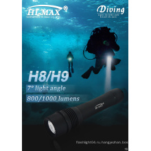 2015 Новый светодиодный фонарь для подводного резервного освещения для дайвинга